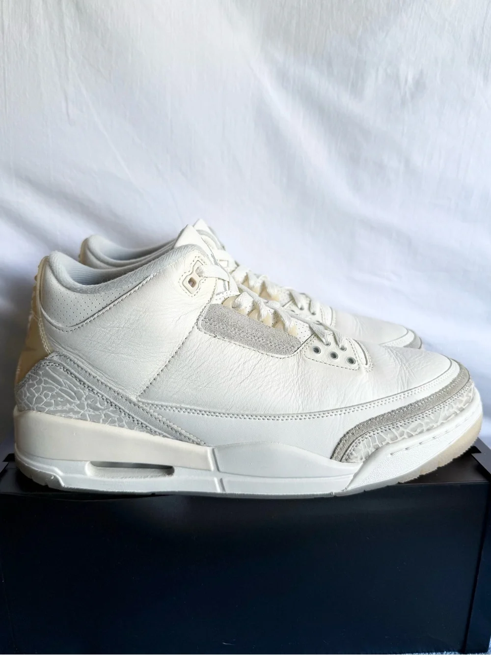 AUTHENTIC Jordan 3 Retro SE Craft Ivory Size 12 FJ9479-100 2023 PRE-OWNED